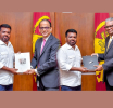 ලංකා බැංකුවේ හා ජාතික ඉතිරි කිරීමේ බැංකුවේ 2024 වාර්ෂික වාර්තා ජනපතිට පිළිගන්වයි  
